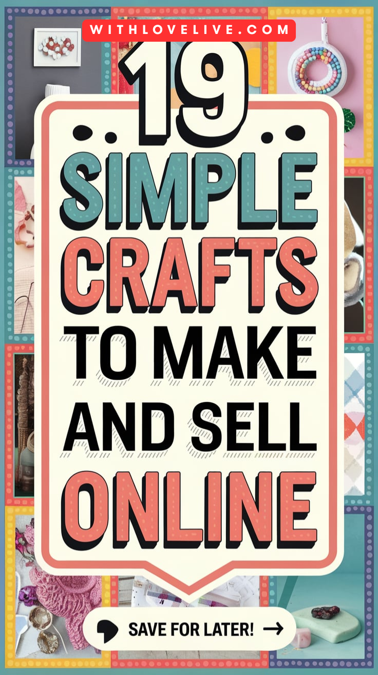 Simple Crafts to Make and Sell Online-pin