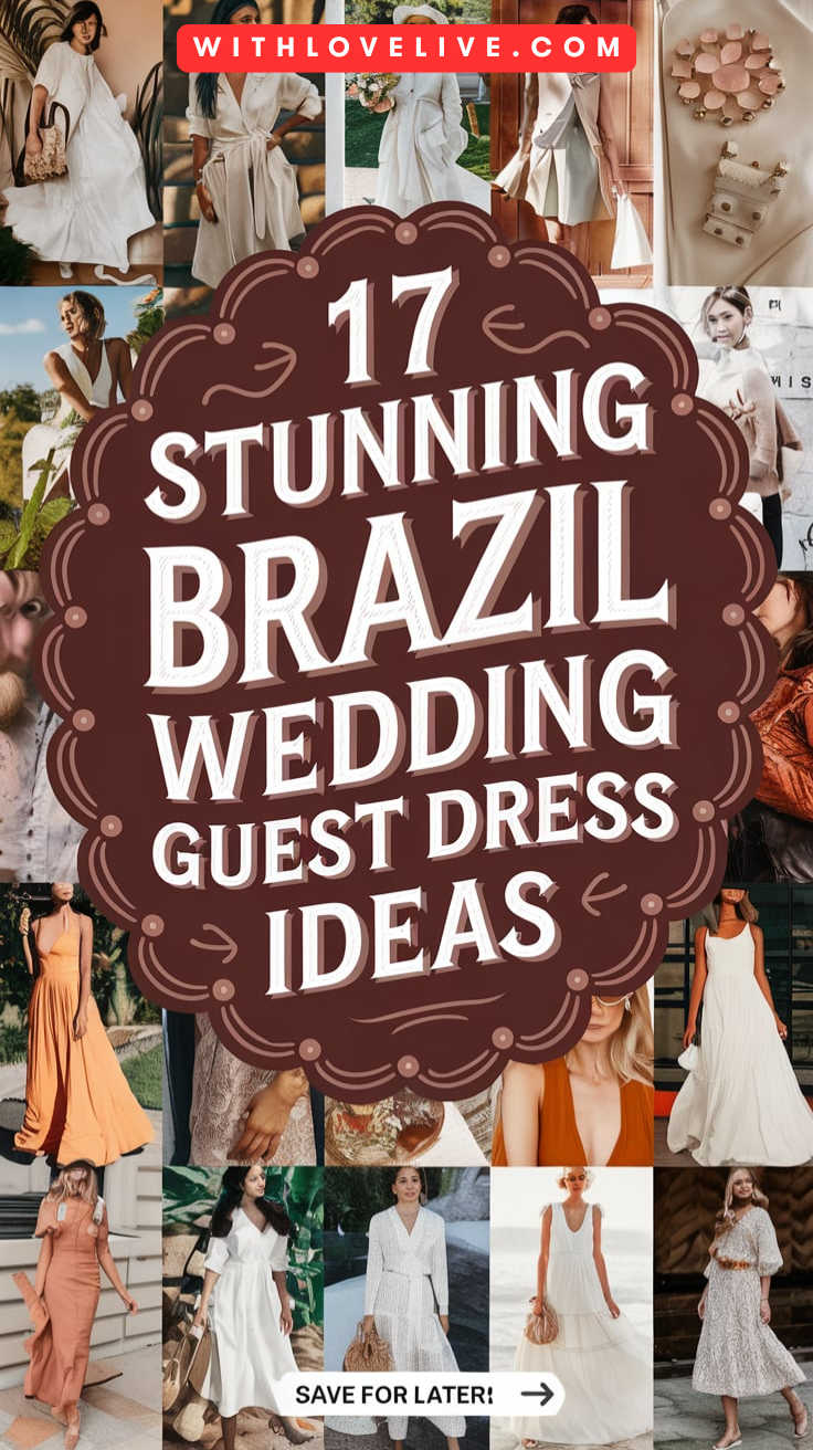 Stunning Brazil Wedding Guest Dress Ideas-pin