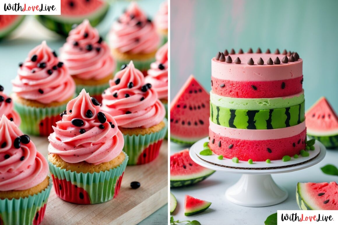 Watermelon Birthday Cake