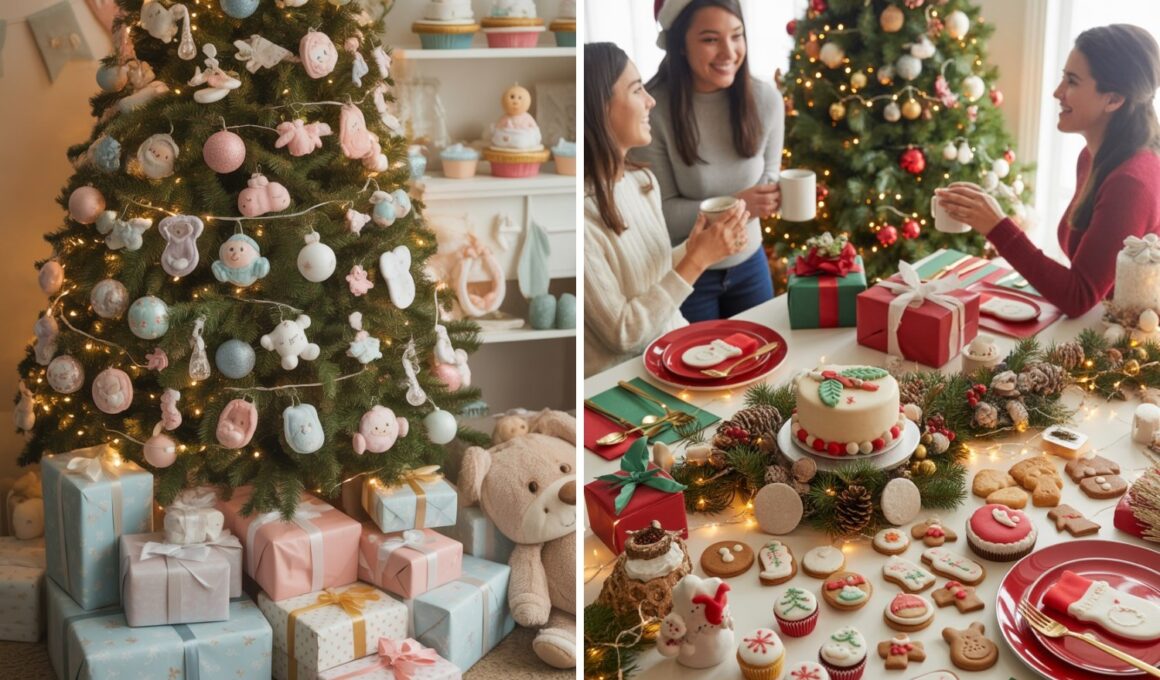 christmas baby shower