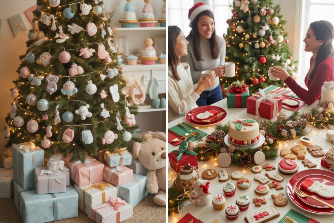 christmas baby shower