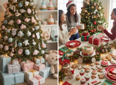 christmas baby shower
