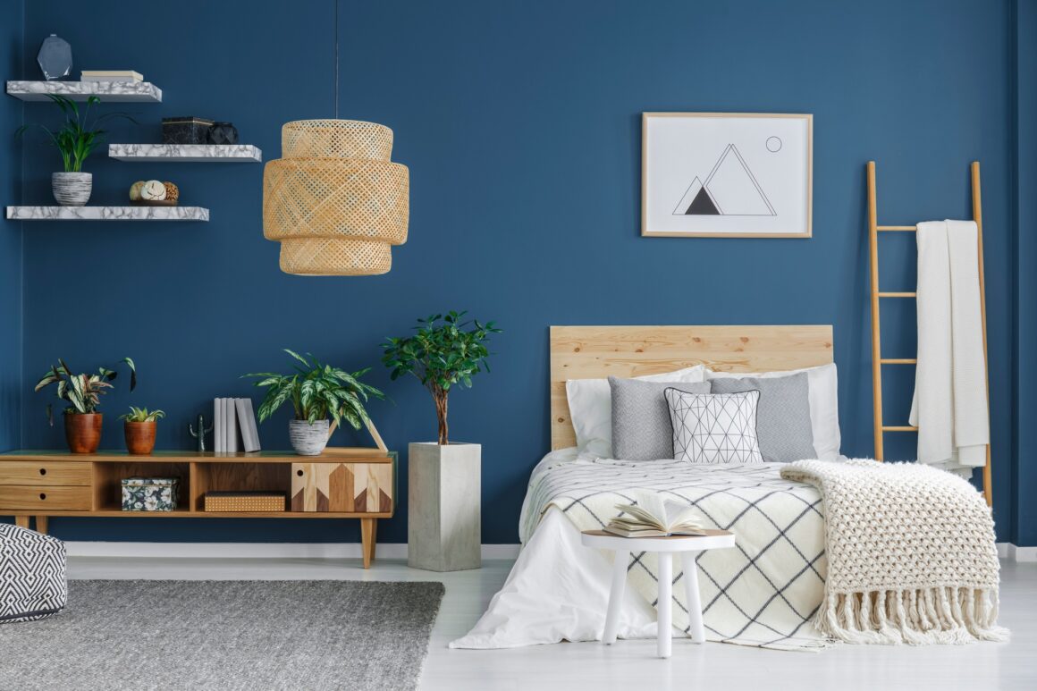 Cozy bedroom interior