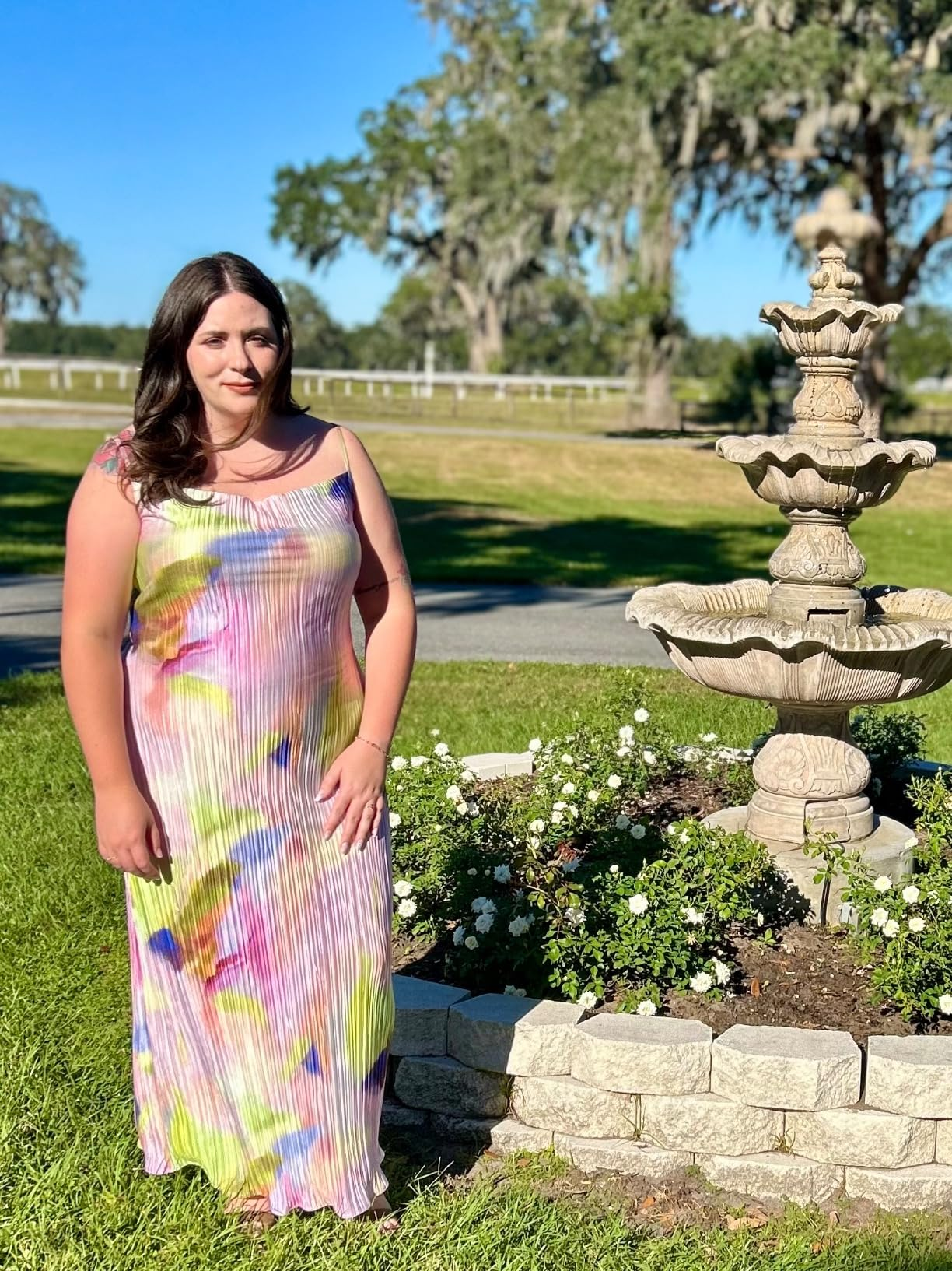 Spring Cowl Neck Dress