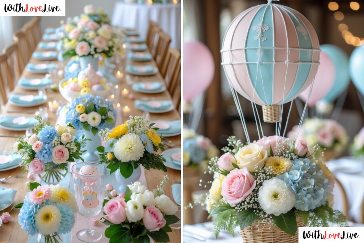 Baby Shower Flower Centerpiece Ideas