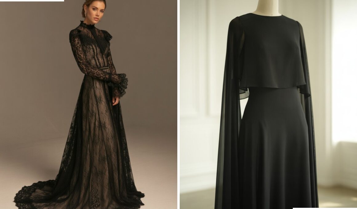 Black Wedding Dress Ideas