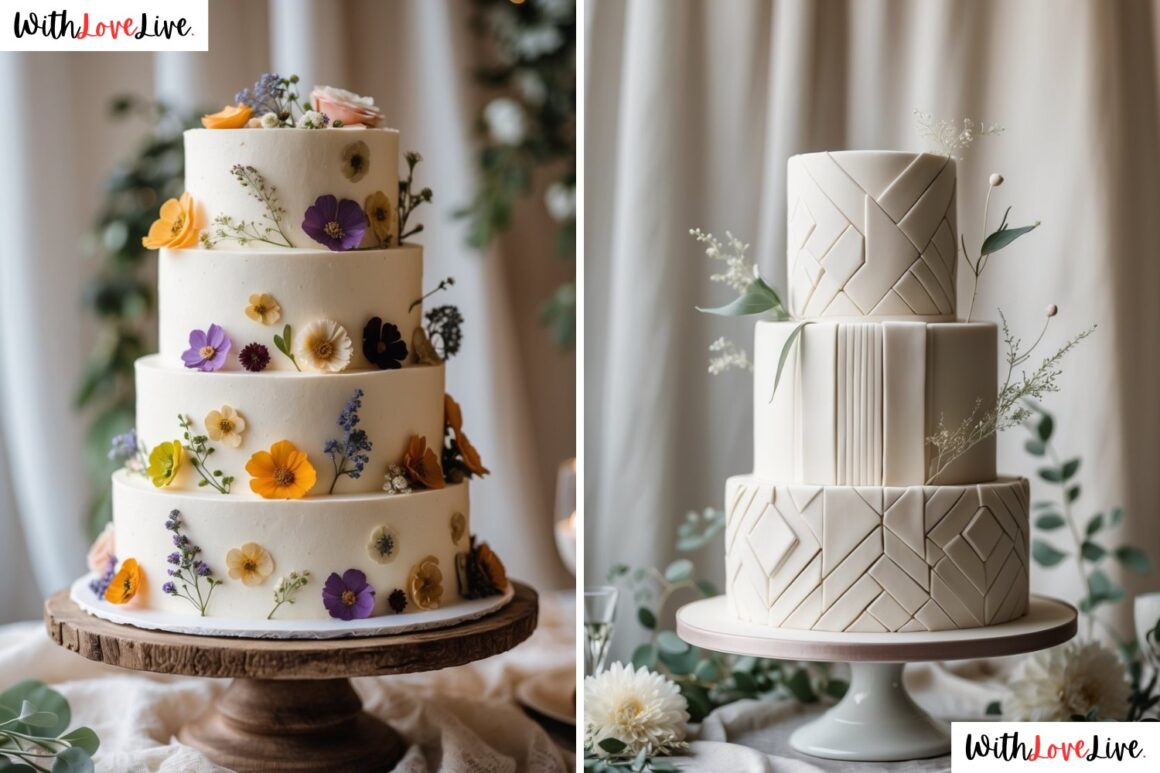 Boho Wedding Cake Ideas