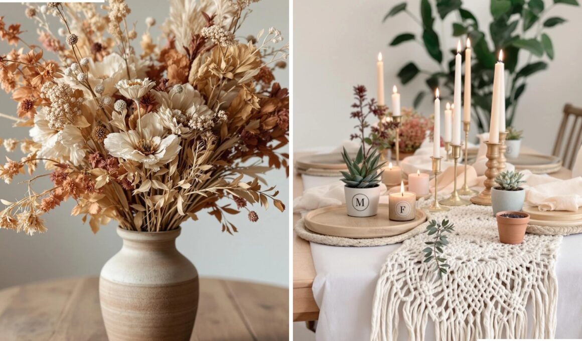 Boho Wedding Centerpiece