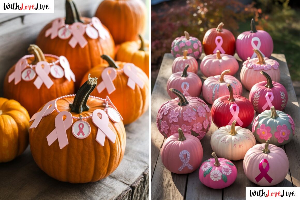 Breast Cancer Awareness Pumpkin Ideas