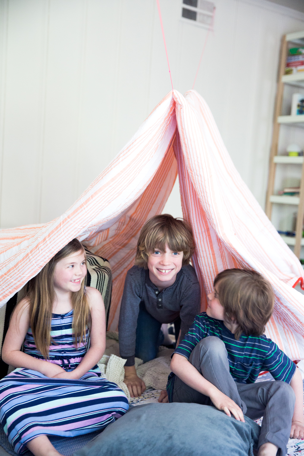 Build a cozy blanket fort