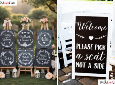 Chalkboard Wedding Sign