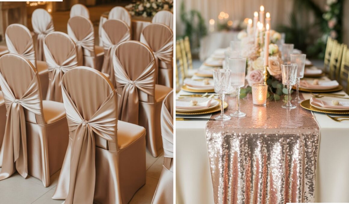 Champagne Wedding Decor