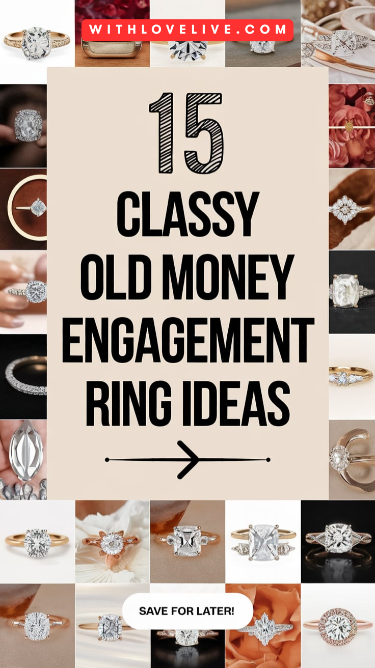 Classy Old Money Engagement Ring Ideas