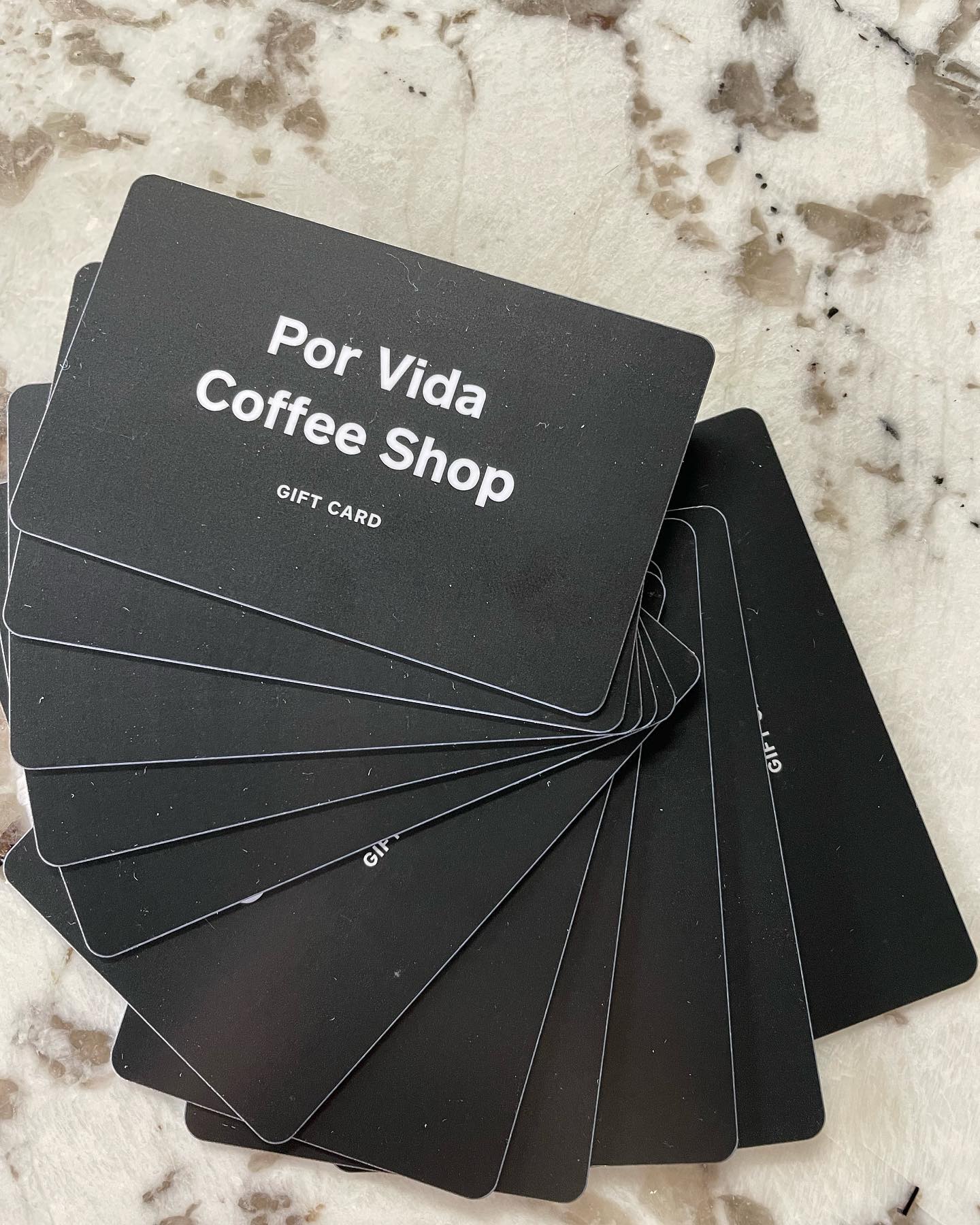 Coffee Shop Gift Cards