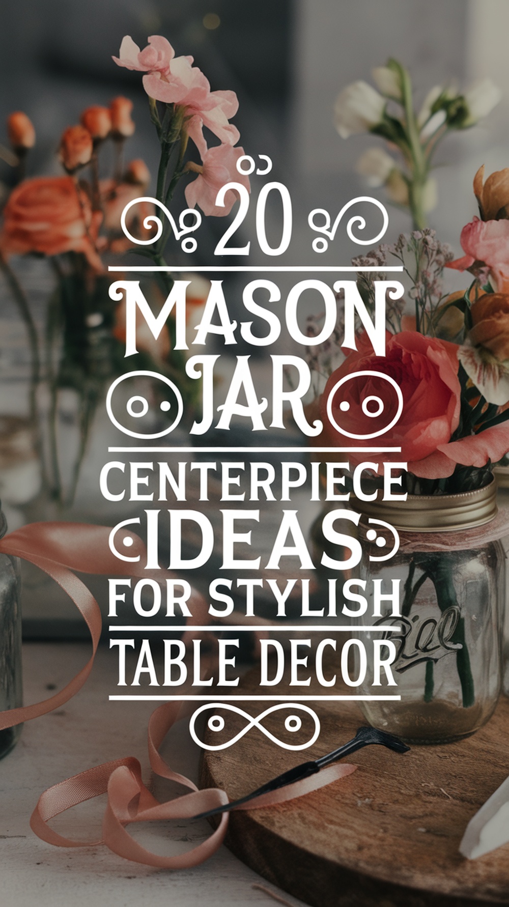 DIY Mason Jar Centerpiece Ideas