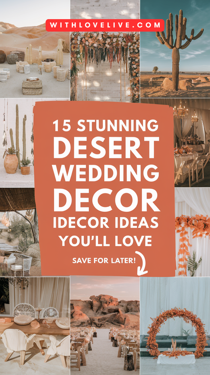 Desert Wedding Decor Ideas 