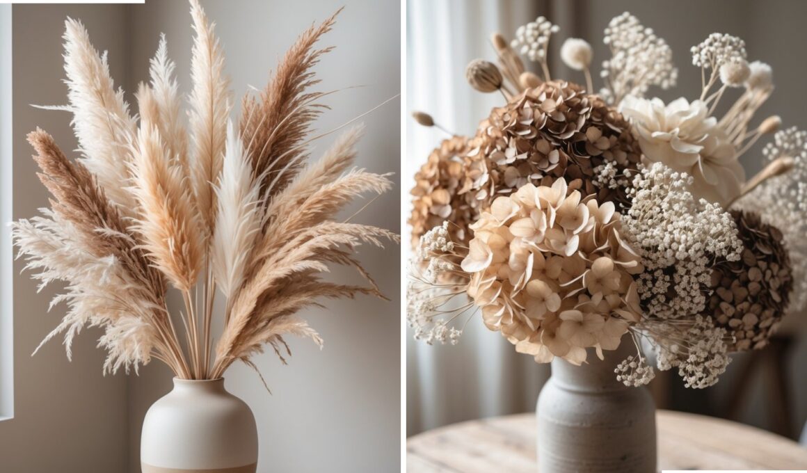 Dried Floral Arrangements Ideas