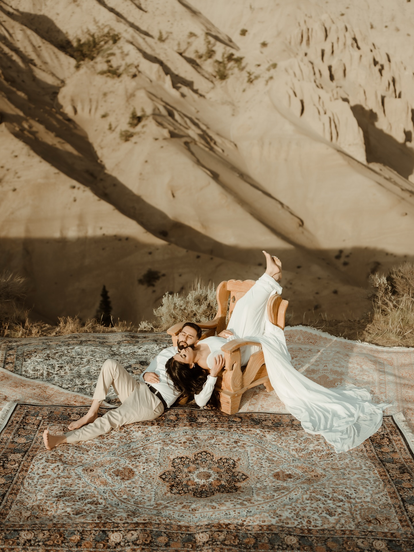 Dusty Sand and Mountain Light Shoot