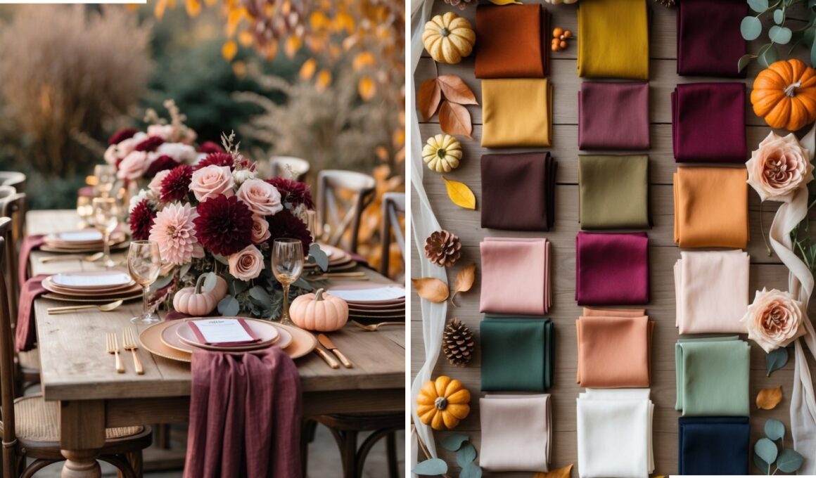 Early Fall Wedding Color