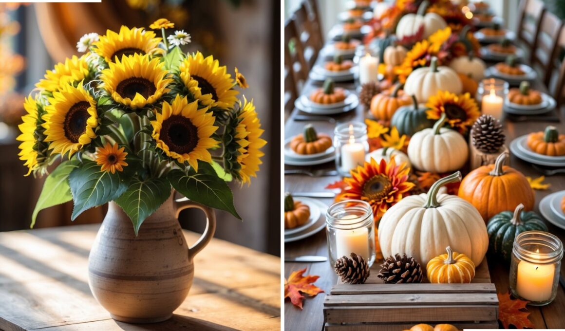 Fall Centerpieces For Table Ideas