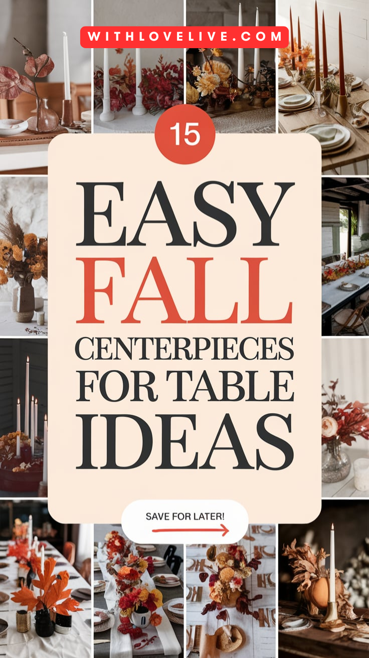 Fall Centerpieces For Table