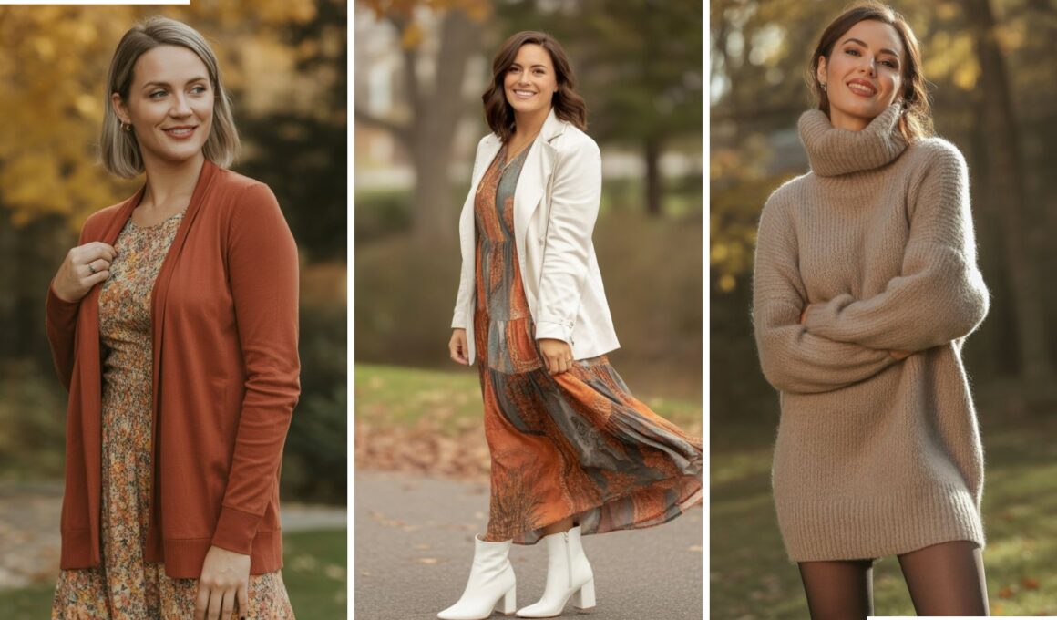 Fall Dress Outfit Ideas for Women