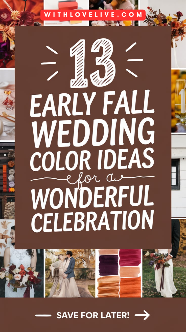Fall Wedding Color Ideas 