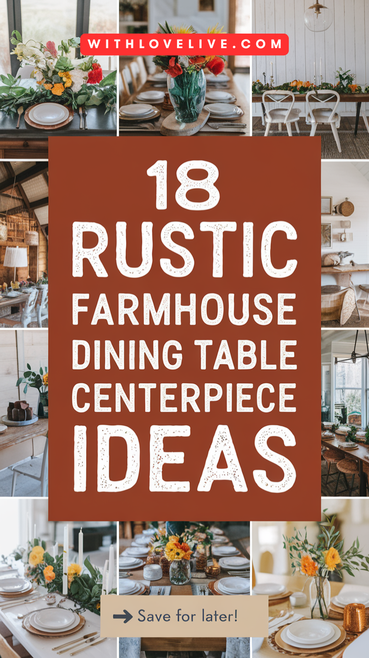 Farmhouse Dining Table Centerpiece