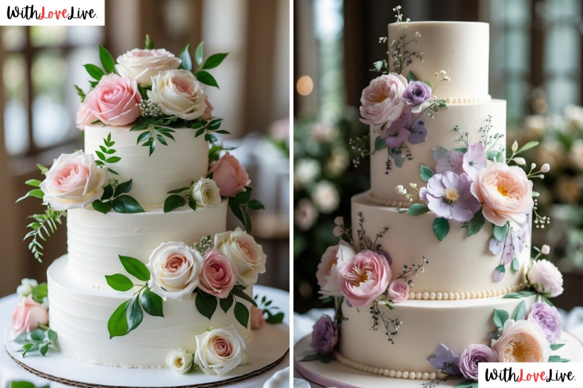 Floral Wedding Cake Ideas