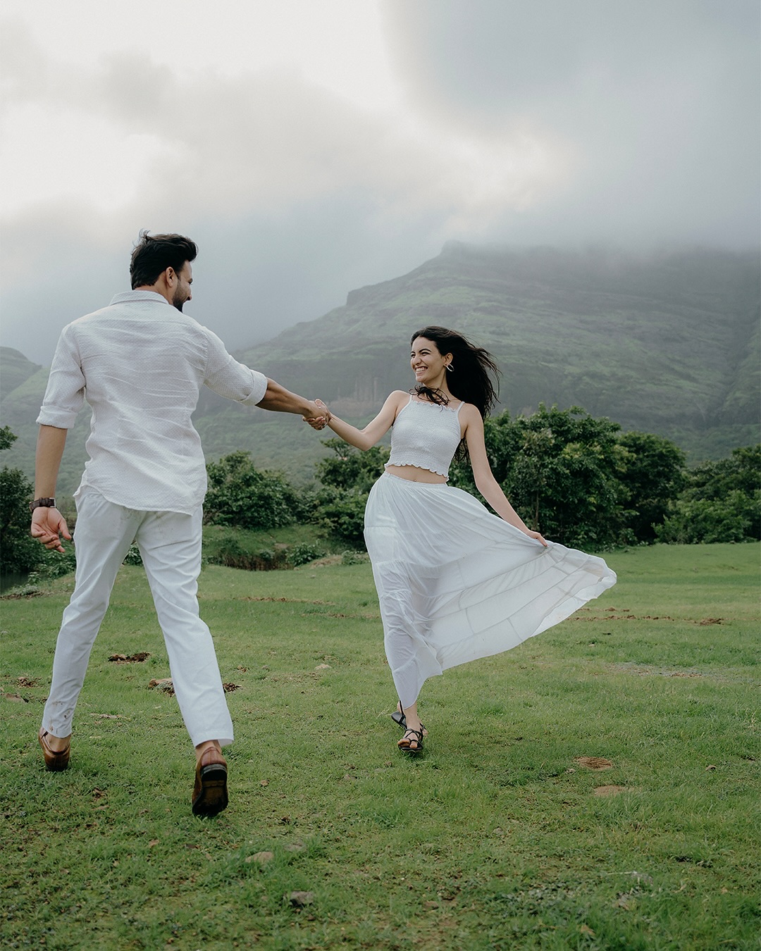  Flowy chiffon skirts
