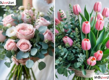 Green And Pink Wedding Flowers