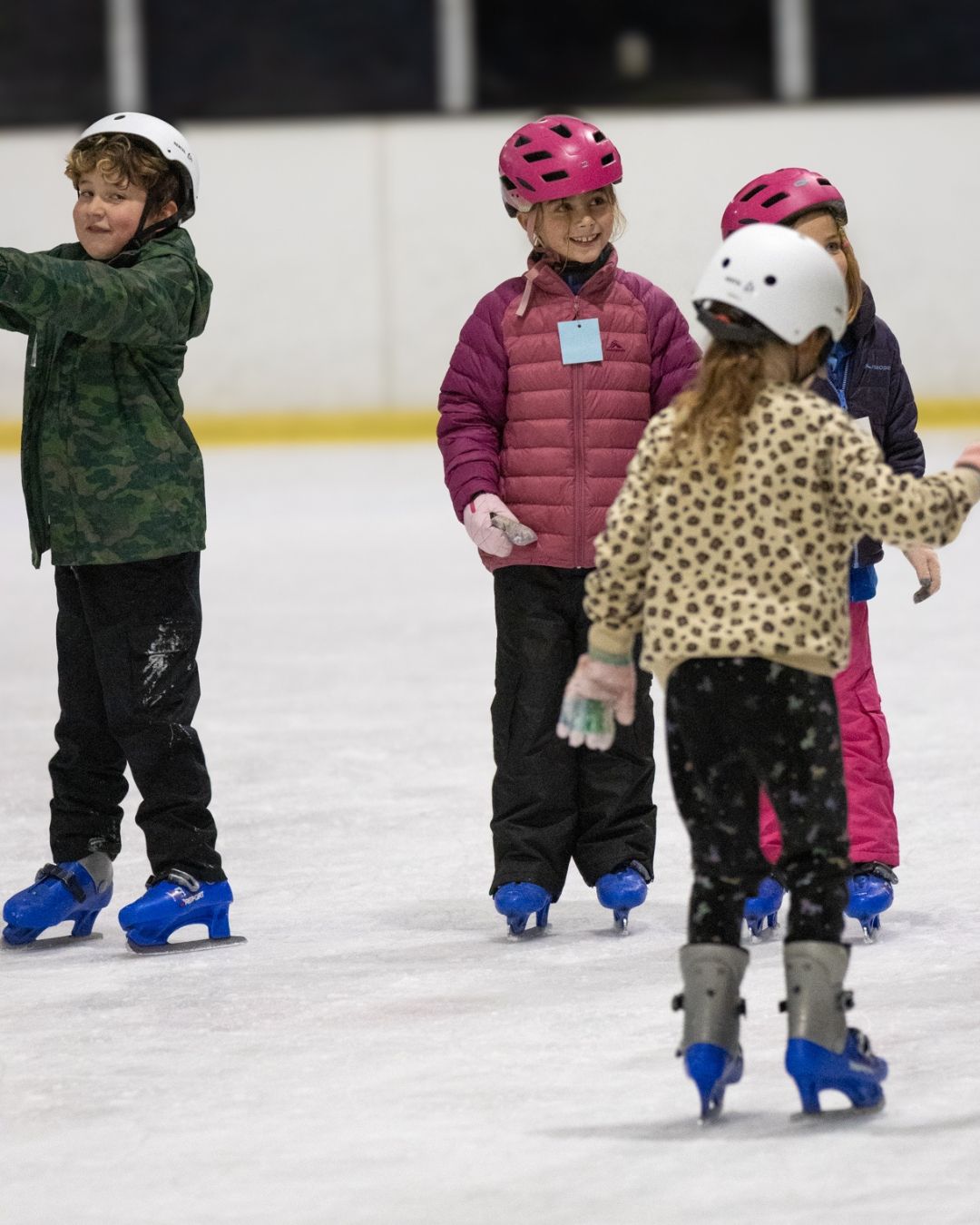 Indoor ice skating party