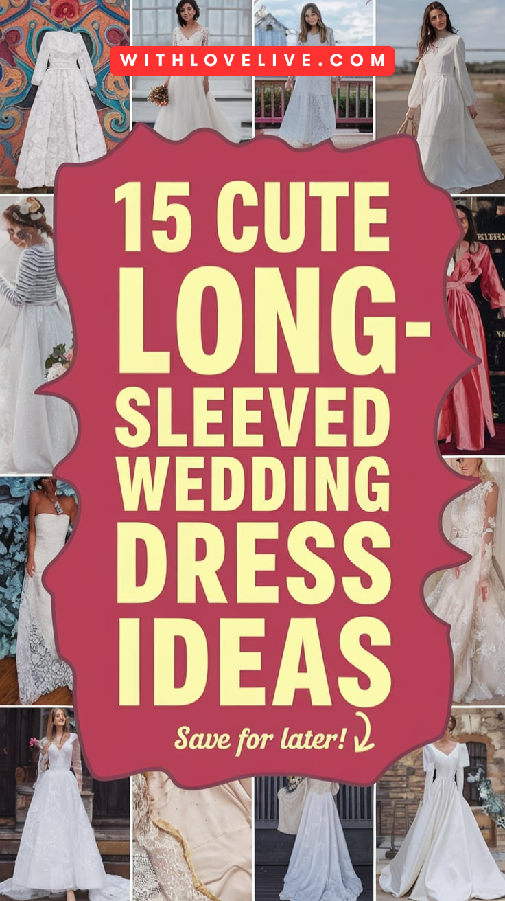 Long-Sleeved Wedding Dress