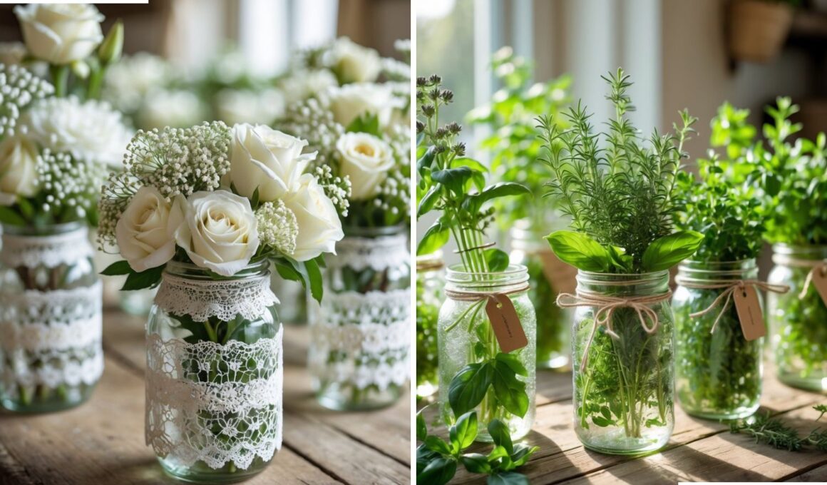 Mason Jar Centerpiece Ideas