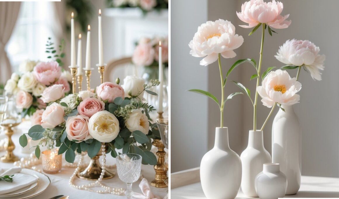 bridal shower centrepiece