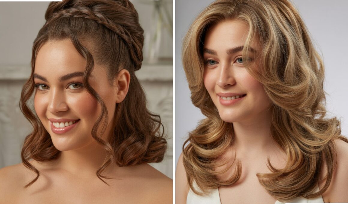 Wedding Hairstyles for Chubby Faces