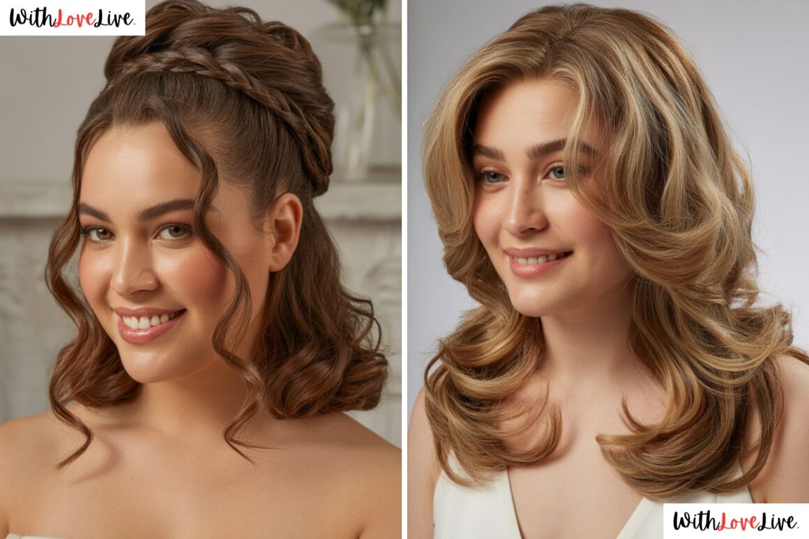 Wedding Hairstyles for Chubby Faces