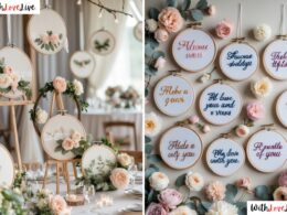 embroidry hoop wedding decor