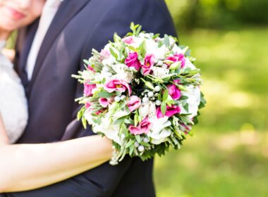 Wedding bouquet of flowers