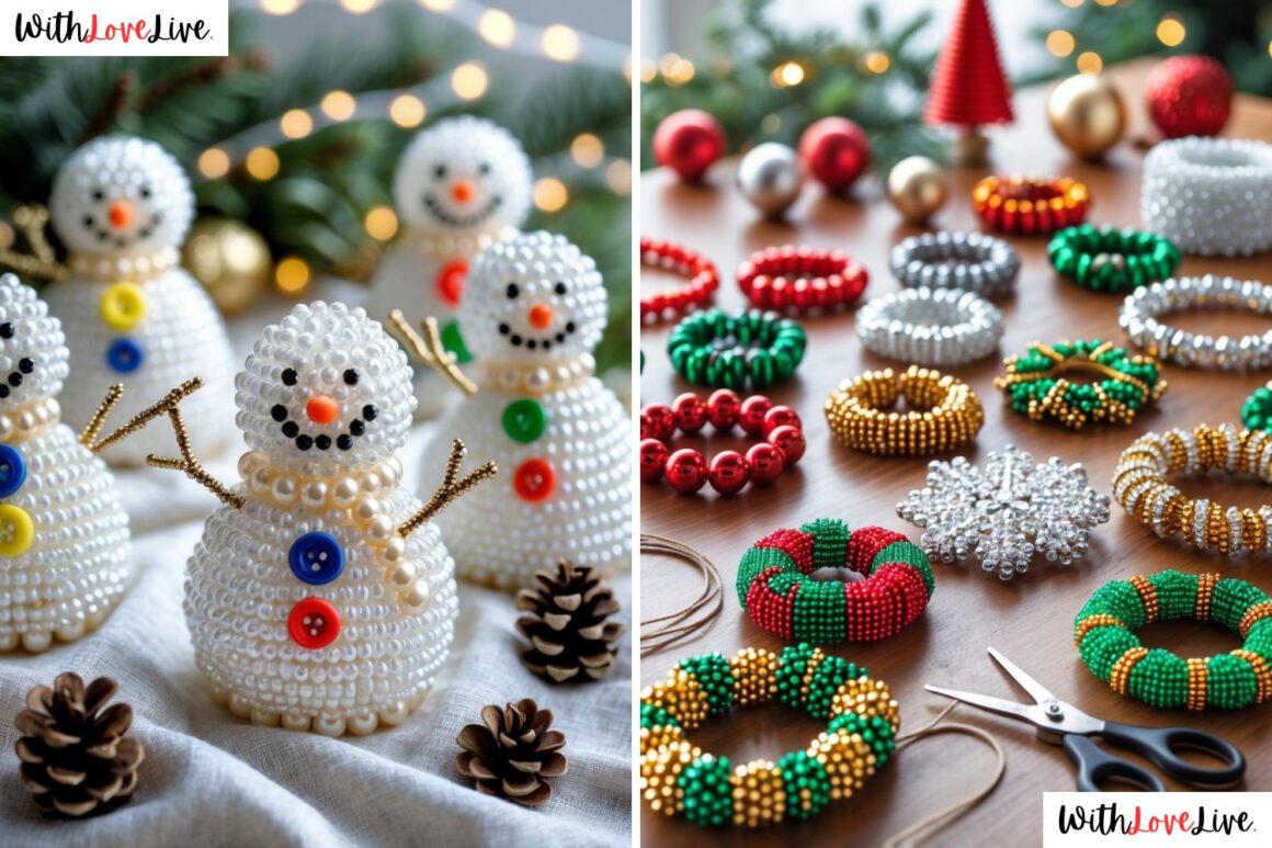 15 Creative and Fun Christmas Beads Craft Ideas