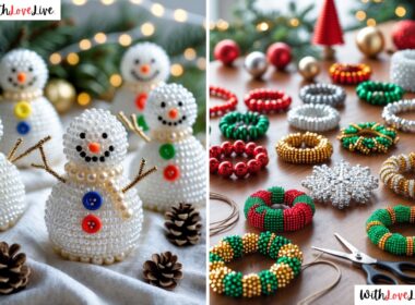 15 Creative and Fun Christmas Beads Craft Ideas