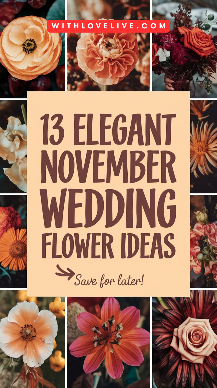 November Wedding Flower Ideas