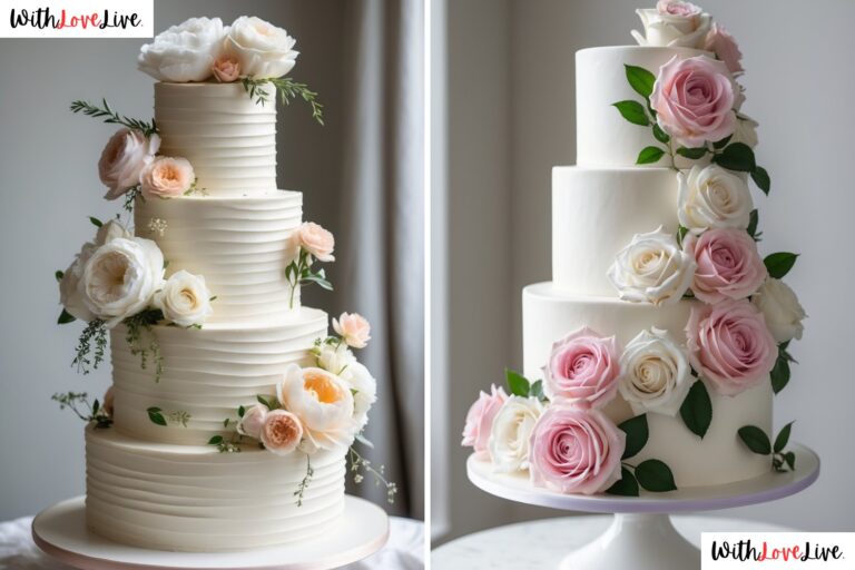 4 Tier Wedding Cake