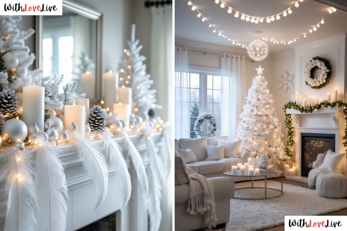 All White Christmas Decor