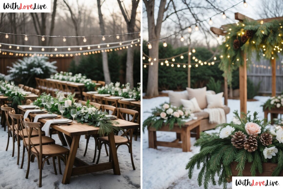 Backyard Winter Wedding Ideas
