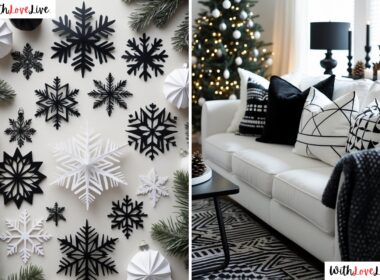Black and White Christmas Decor Ideas