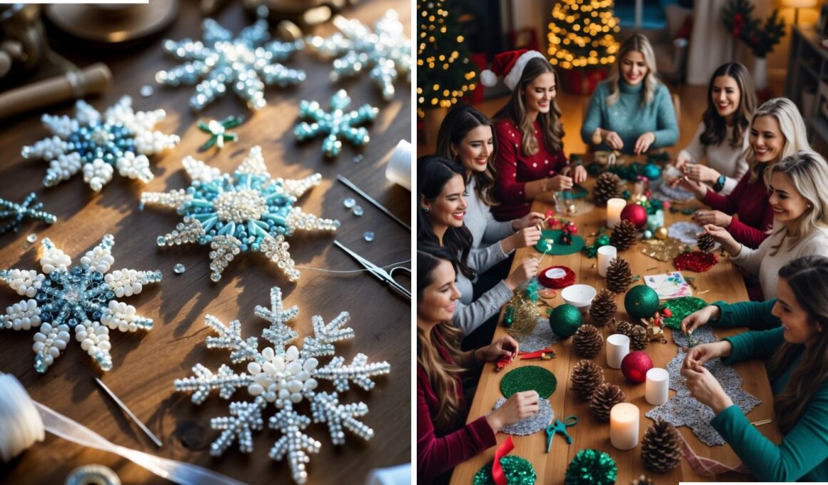 Christmas Craft Ideas for Ladies' Night