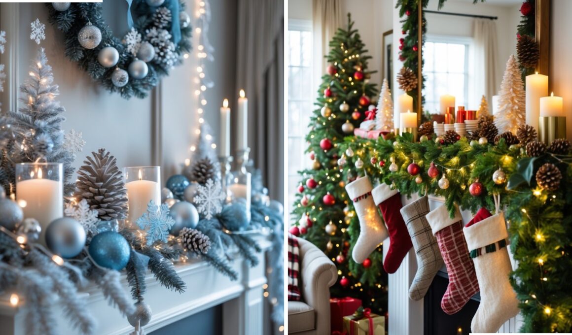 Christmas Mantel Decorating Ideas