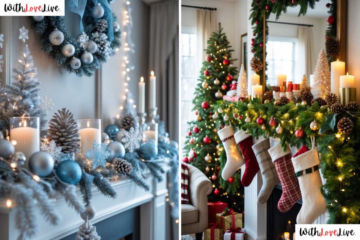 Christmas Mantel Decorating Ideas