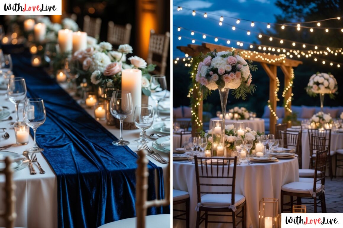 Classy Evening Wedding Decor
